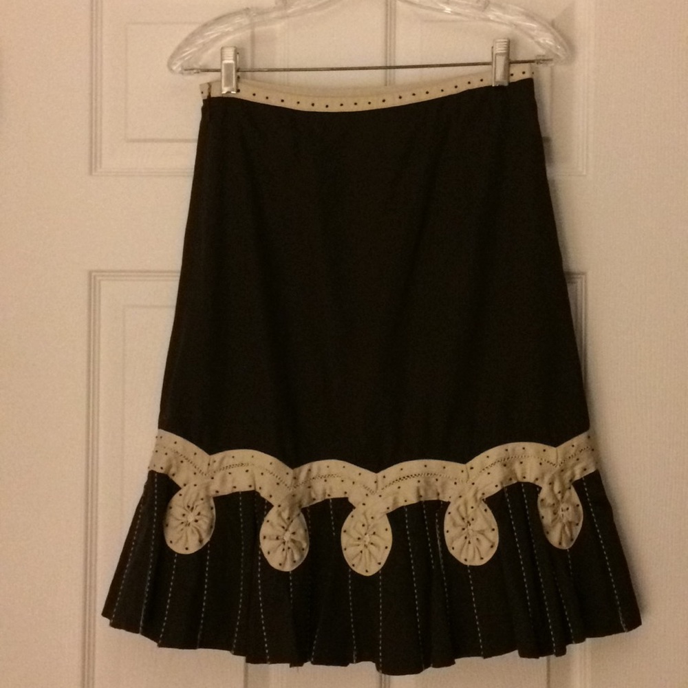 Odille brown romantic skirt